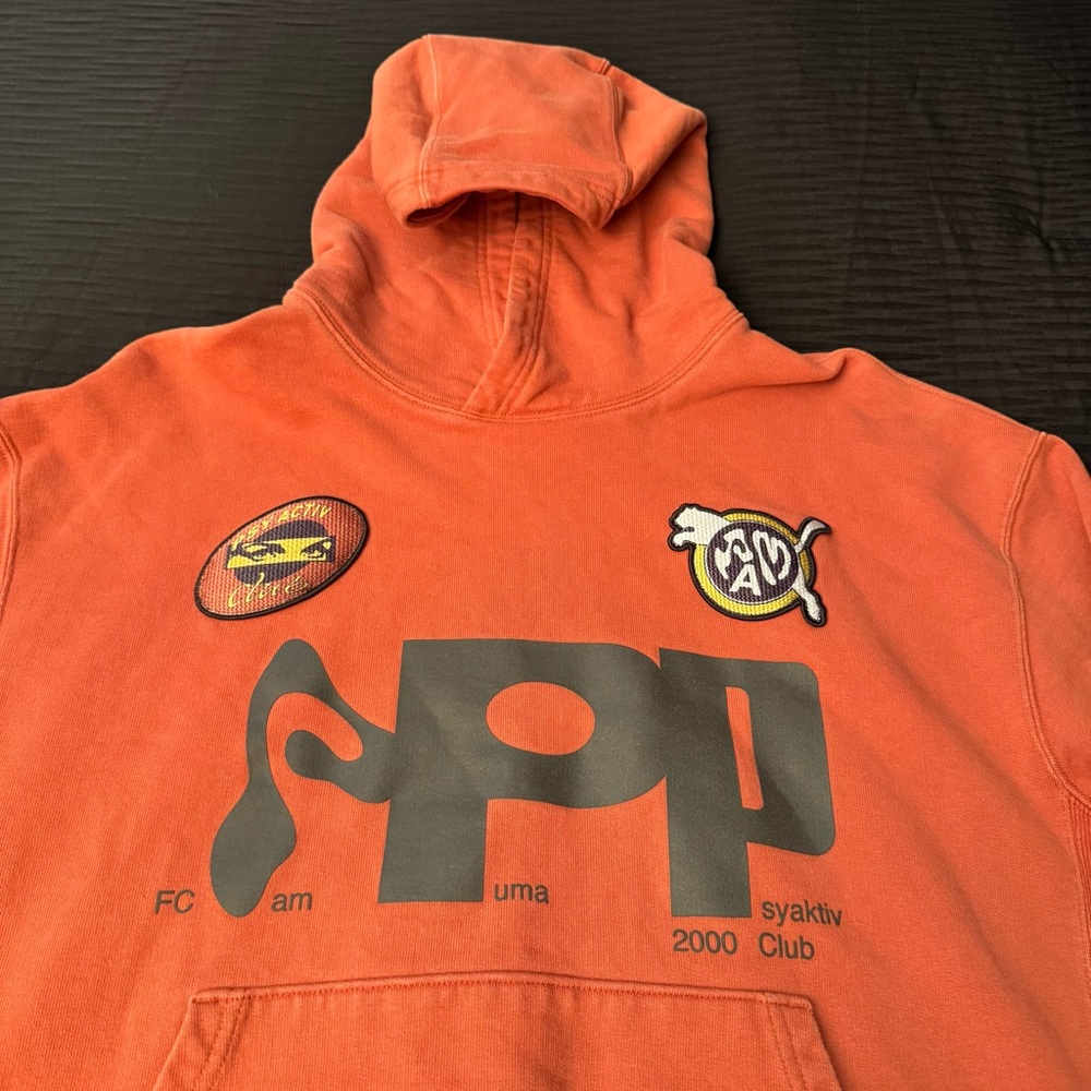 P. A. M. Perks and Mini Psy Activ Club Hoodie with Patches Size Medium Psyaktiv